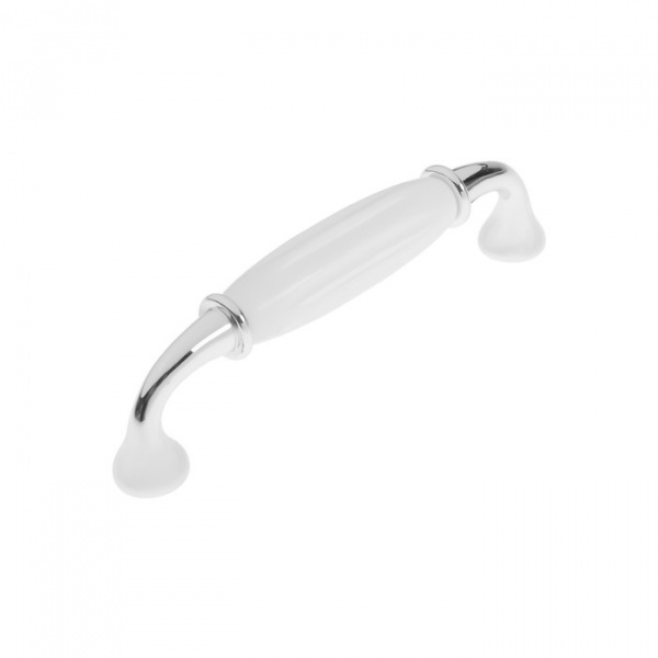 Ручка скоба CAPPIO, м/о 128 мм, пластик, цвет хром/9047430