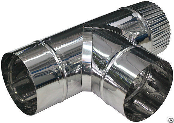 Тройник МОНО 115 0,8 Н 90° черный