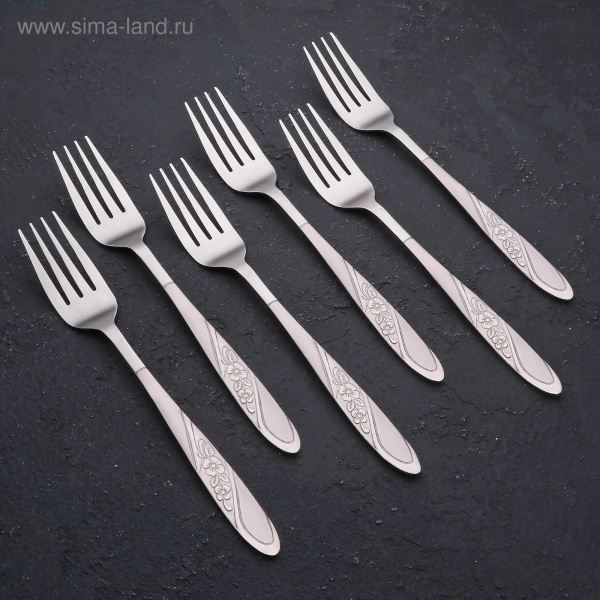 Набор вилок столовых 6шт "Антураж" 18,5см /3784899