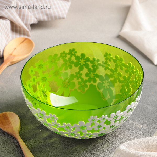 Салатник 1,2л "Дольче Вита. Люкс", салатовый 1327334   