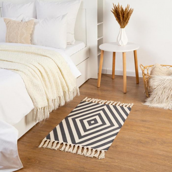 Коврик Этель "Ромбы" 60*90 см, 50% хл, 50% п/э /7088734