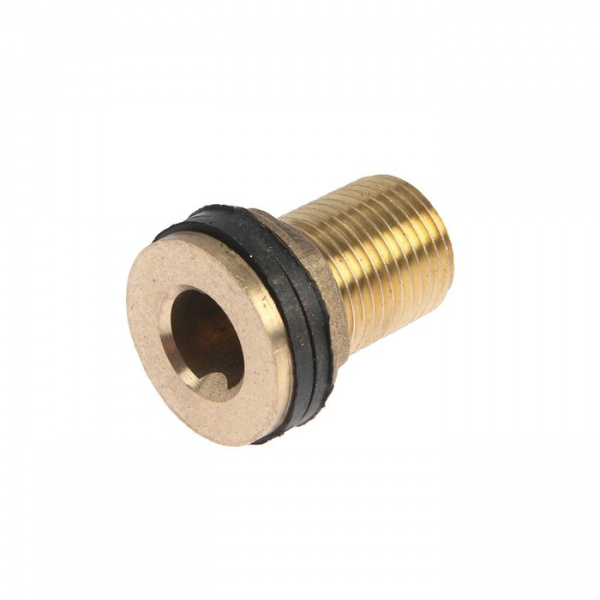 Штуцер ZEIN, 3/4", для емкостей, с прокладкой, латунь/7294391