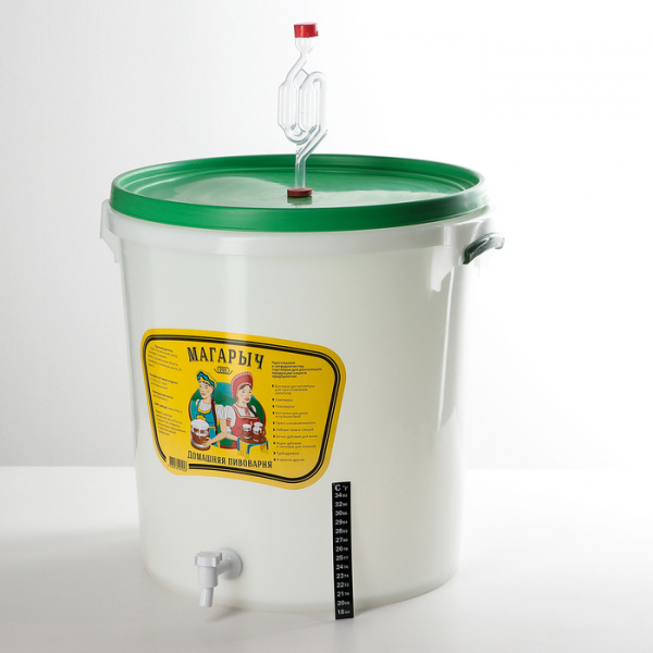 Пивоварня МАГАРЫЧ 32л в сборе, очень прочный полиэтилен /1344590