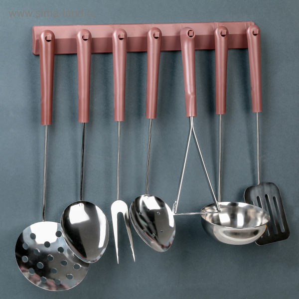 Набор кухонных принадлежностей, 7 предметов на подвеске 890179