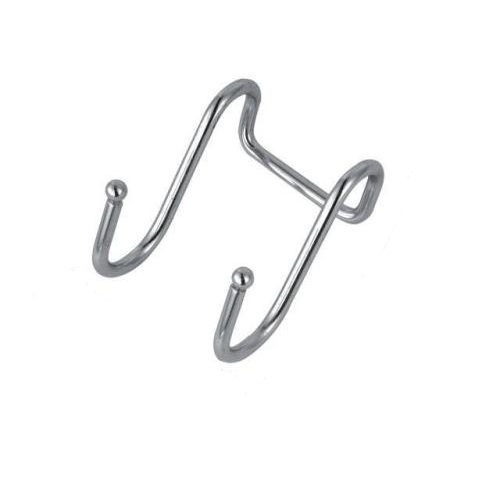 Крючок двойной на рейлинг (шар) К211Е
