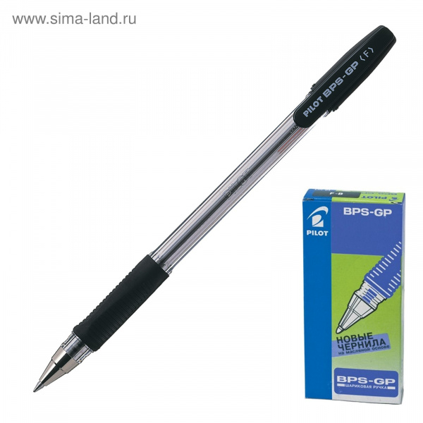 Ручка шариковая PILOT BPS черн/ 0.7мм 1194464