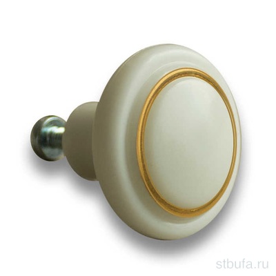 Ручка мебельная белая РМП-04-1 /213320