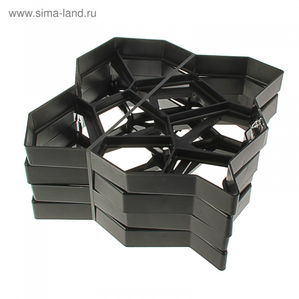 Форма для садовой дорожки 50х50см черный 1469561