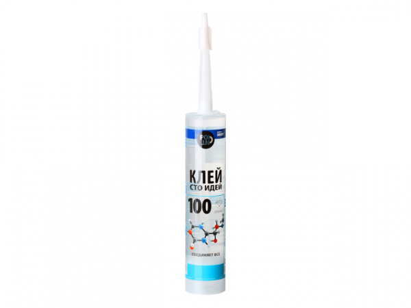 Клей монтажный POINT "100 идей", 290мл (прозрачный; на основе MS-полимера) (03-1-0-100)