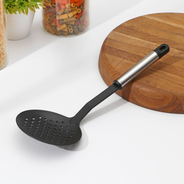 Шумовка Доляна «Антрацитовый блеск», 30 см/124637