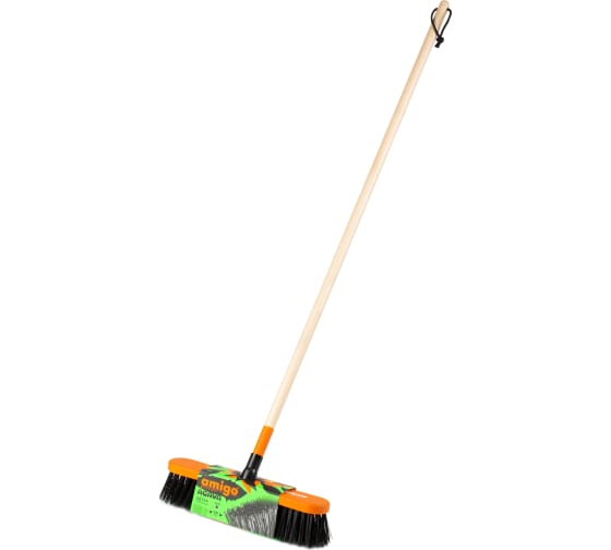Щетка хозяйственная с ручкой AMIGO 400 мм 76400