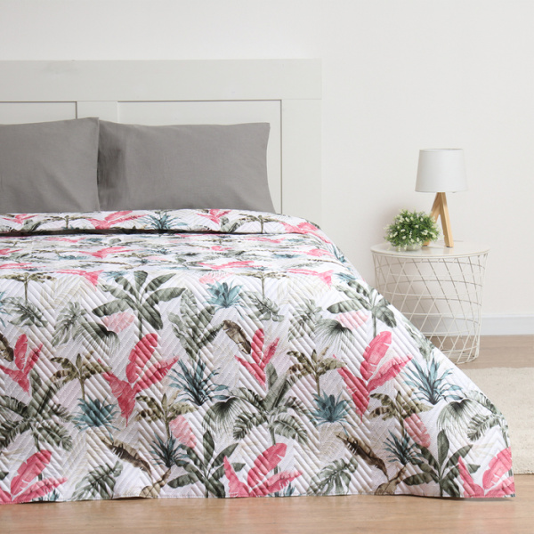 Покрывало 2сп "Тропики" 180х205±5см, полиэстер, 190гр/м2 /10200716