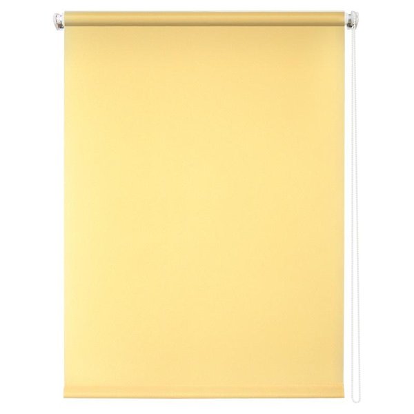 Рулонная штора Плайн светло-желтый 050х175 /7508