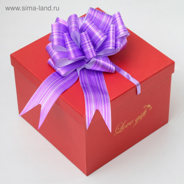 Бант-шар №7 тонкие полосы, фиолетовый 1256248