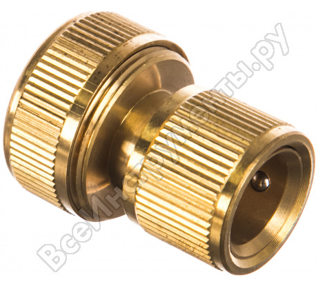 Соединитель латунный, быстросъемный для шланга 3/4 Palisad/66260
