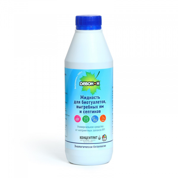 Жидкость для дачного туалета, выгребных ям и биотуалета «Девон-Н», концентрат, 0.5 л /3243854