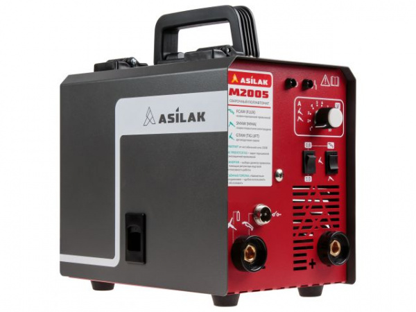 Полуавтомат сварочный ASILAK M2005 (230В; 20-180 А; 80В; FLUX/MMA/TIG LIFT; байонетный разъем; без п