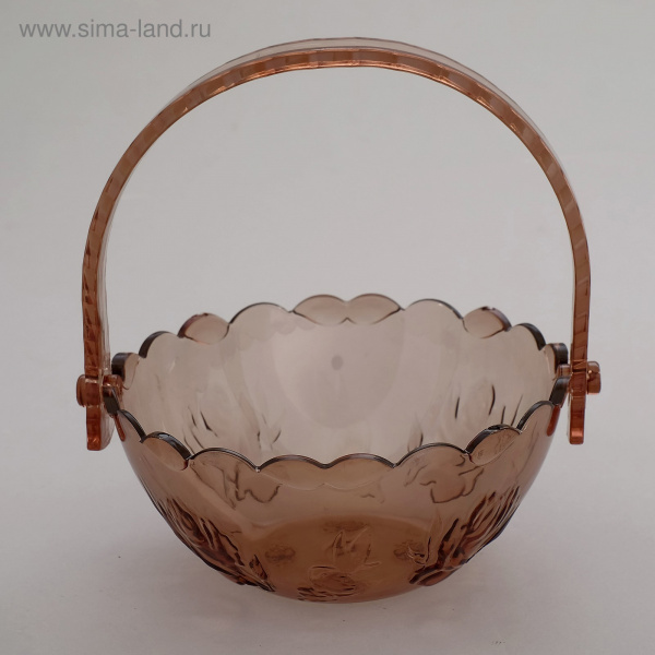 Конфетница с ручкой. "Изобилие", тонированная   2947568