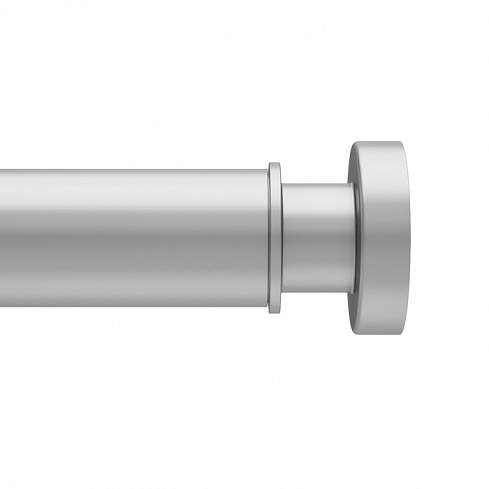 Карниз для ванной комнаты, 110-200 см, мат.хром, IDDIS 020A200|14