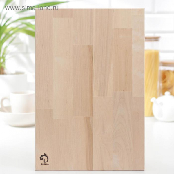 Доска разделочная Доляна «Классика», 42×28×1,8 см, берёза/2541855