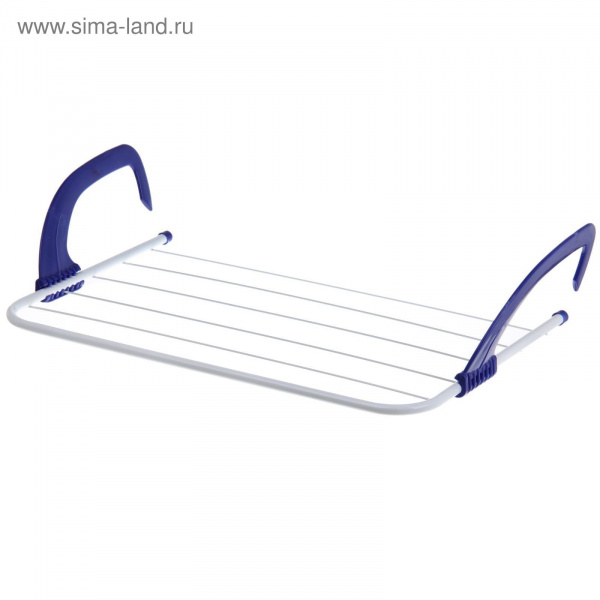 Сушилка для белья навесная на батарею 55х34см МИКС 655672