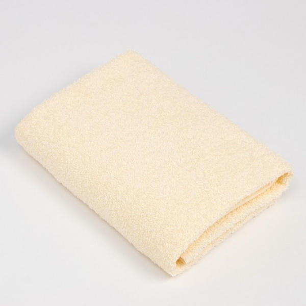 Полотенце махровое Экономь и Я 100*150 см, цв. молочный, 100% хлопок /9272964