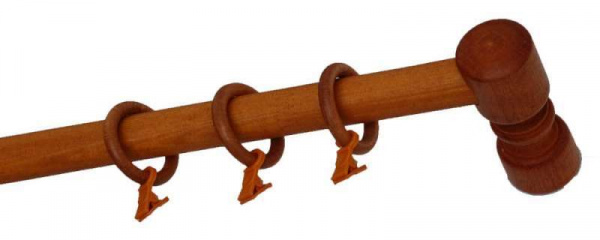 Карниз мод.4 одинарный 1.60м цвет вишня 160147