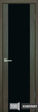 Дверь 8 Х Мелинга Венге триплекс черный 800х2000