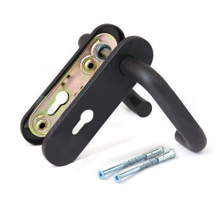 Ручка на планке НР-72.1303 BL противопожарная х490