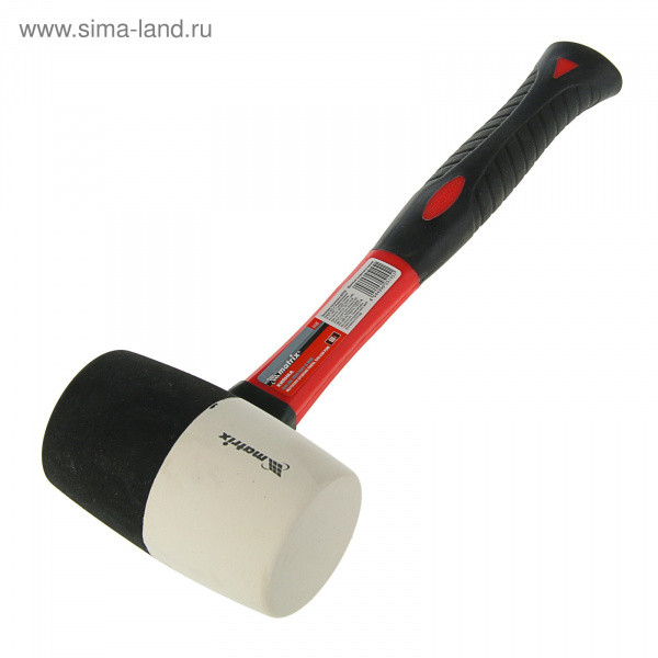 Киянка резиновая, 680г, черно-белая резина, фибергласовая ручка //MATRIX /11172