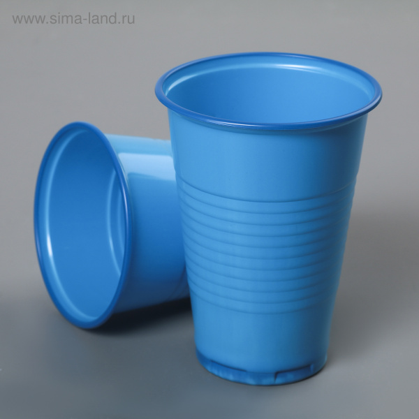 Стакан 200мл синий16461