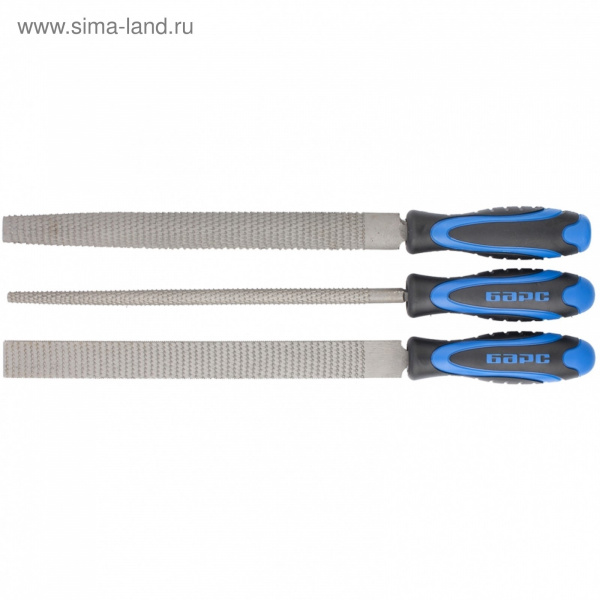 Набор рашпилей 250 мм, 3шт/15864