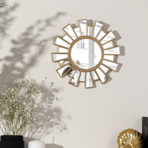 Зеркало настенное «Свет», d зерк. пов. 11 см, цв. МИКС /4429350