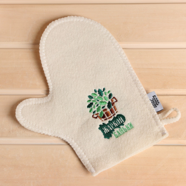 Рукавица для бани "Жаркой баньки" /9314270