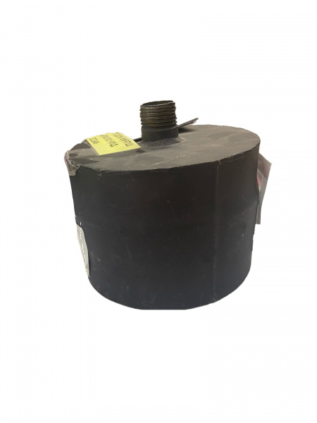 Заглушка тройника внешняя 110 0,8 Н со штуцером 1/2 черная