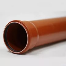 Труба наружная 110х3,2х500 (кирпичный цвет)