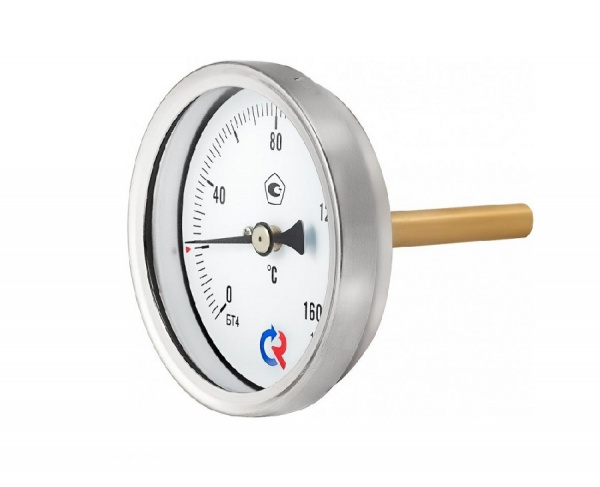 Термометр БТ-51 0...160°С, диам. 100мм, 1/2" сзади