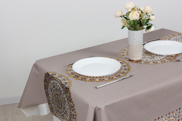 КЛЕЕНКА АУРУМ КОЛОР, 137 СМ, BTRA-8962B-S, АЛБА	