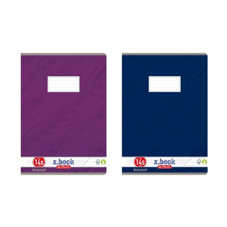 Тетрадь нотная 8л  A5. HERLITZ 03321403