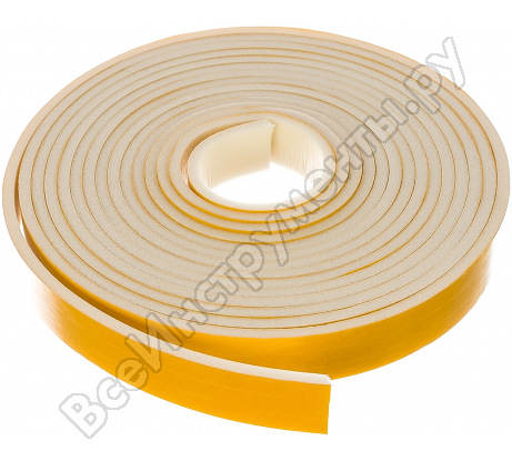 Уплотнитель для окон со скотчем, 5х8 мм, 18 м, Россия/93855