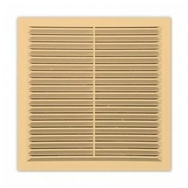 Решетка вентиляционная 175х175 с сеткой /желтая/462д