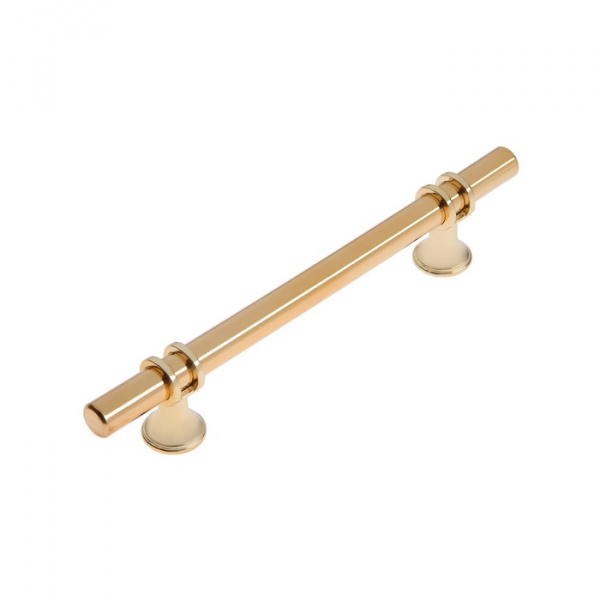 Ручка скоба CAPPIO, м/о 128 мм, d=12 mm, пластик, цвет золото/9047424