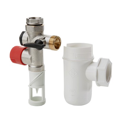 Группа безопасности бойлера (группа 1/2 + сифон) VALTEC