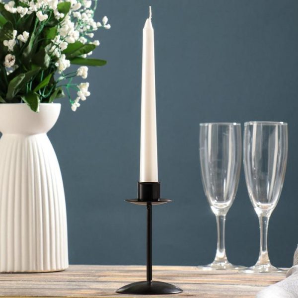 Подсвечник боб черный/1595992