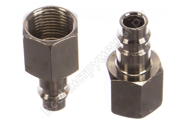 Ниппель универсальный быстросъемный (папа) вн. резьба 3/8 2шт/57060