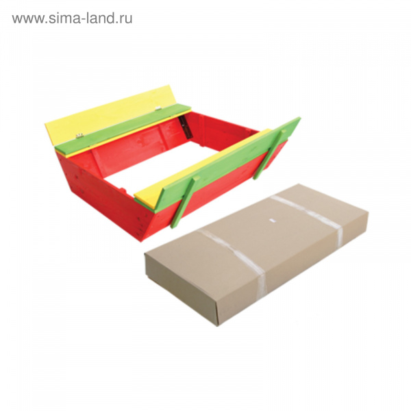 Песочница деревянная 130 х 130 х 51 см  4161719