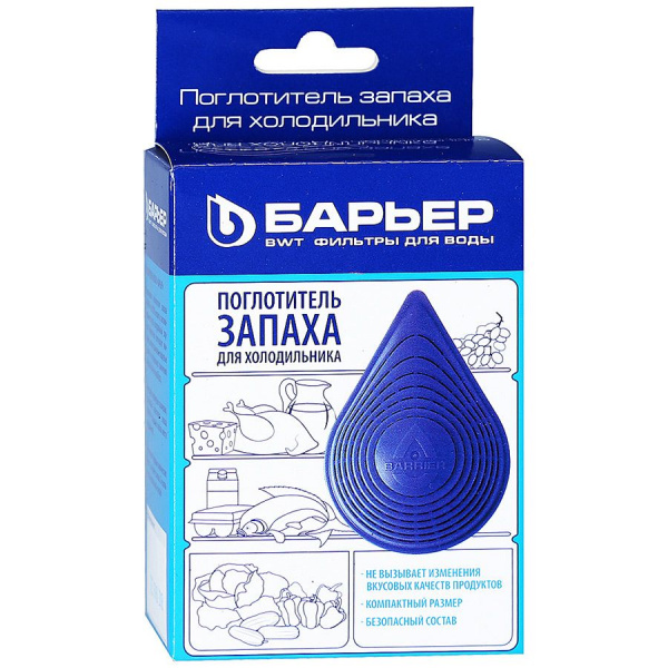 Поглотитель запаха "БАРЬЕР" для холодильника 