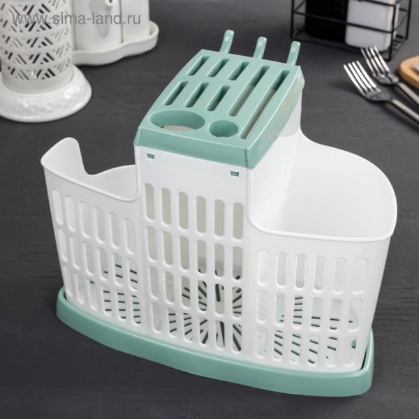 Органайзер для кухни, цвет фисташковый /4973029