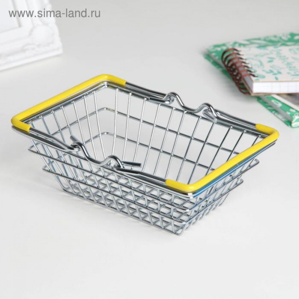 Корзина для мелочей, 11×8×11 см, цвет МИКС/3094033