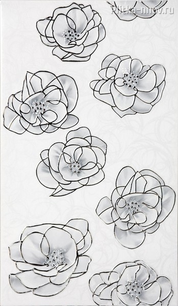 Декор BRINA серый